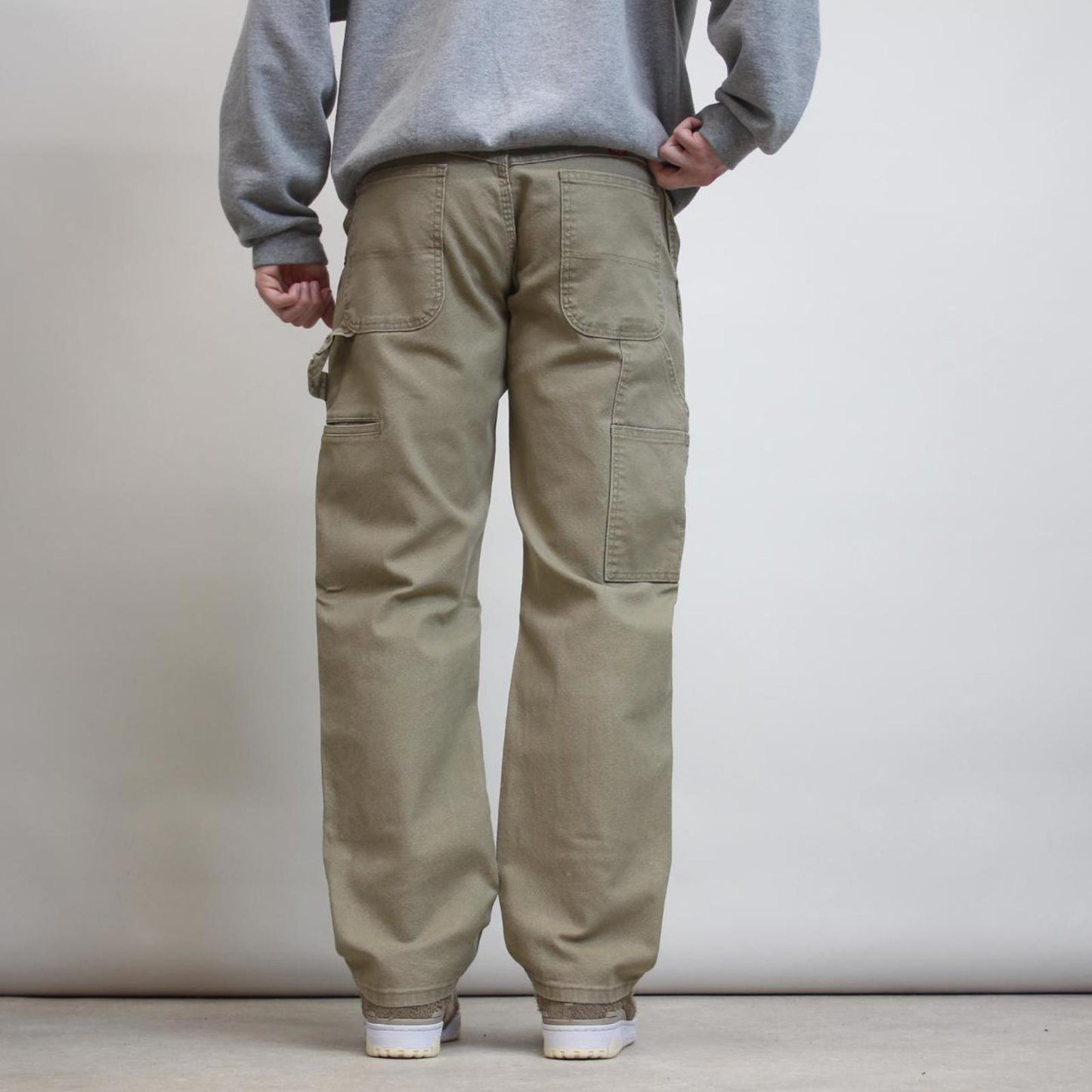 Men’s Wrangler Carpenter jeans W30 L30 beige skater cargos