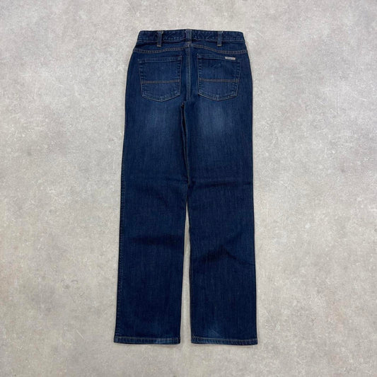 Blue Carhartt jeans womens 4 short Original fit straight leg skate pants