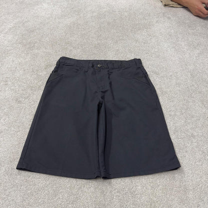 Dickies chino shorts Y2K black Twill chino style skater shorts loose leg festival