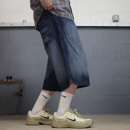 Baggy Southpole denim shorts y2k blue