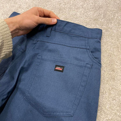 Y2k loose Dickies chino shorts skater style blue Loose fit chino summer festival shorts