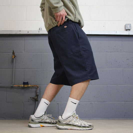 Y2k baggy Dickies shorts skater style navy Loose wide leg chino summer festival shorts