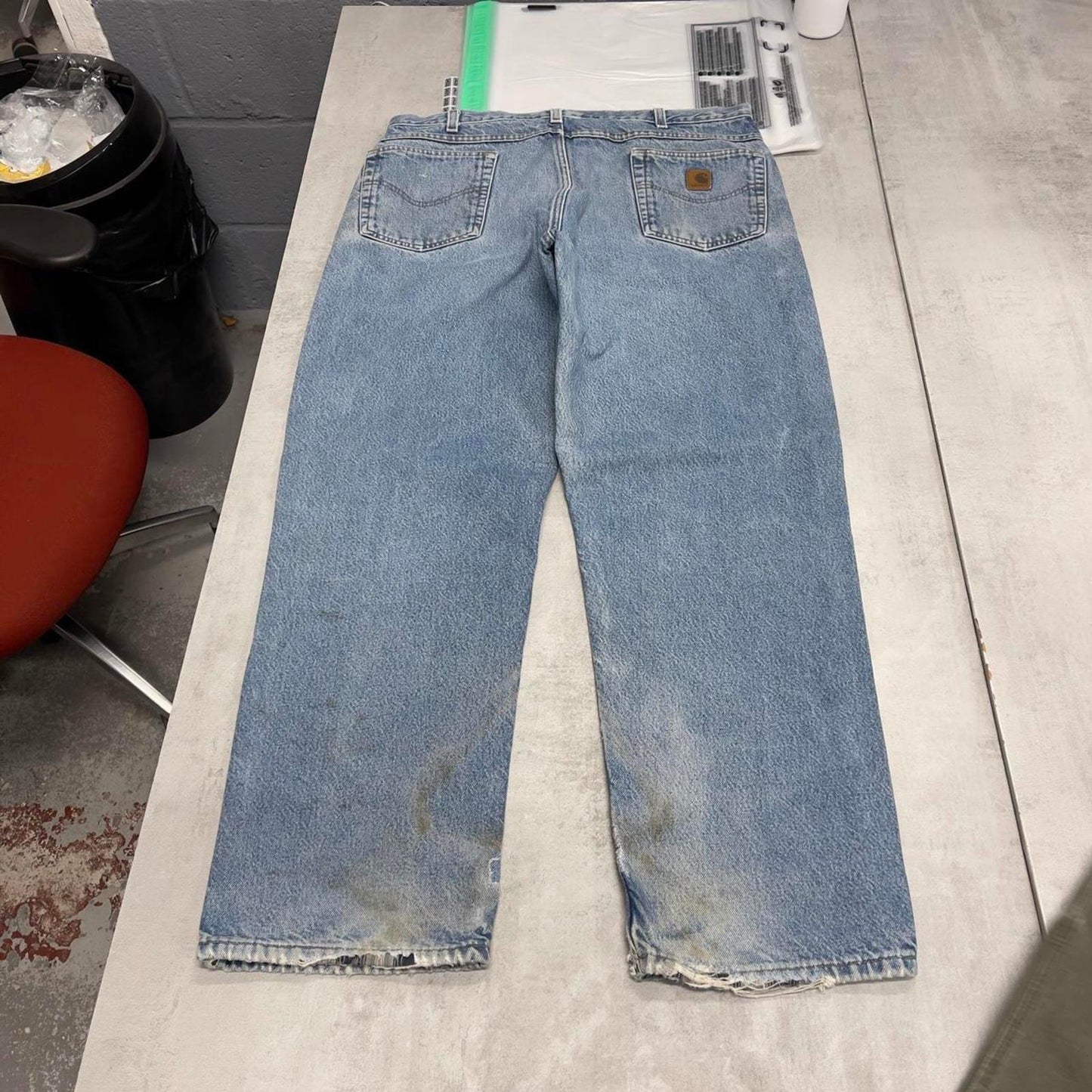 Blue Carhartt jeans W38L32