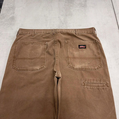 Dickies carpenter jeans W36 L32 brown loose canvas y2k skater cargos