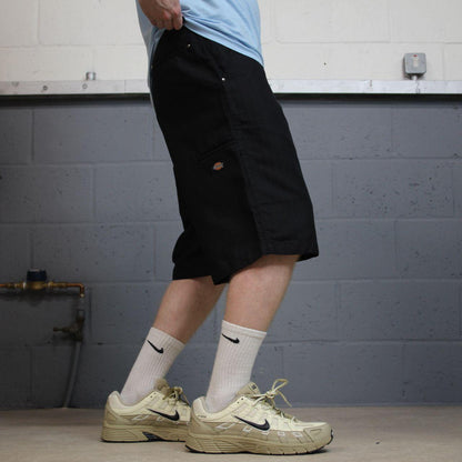 Dickies stripe chino shorts carpenter black Chino skater / surf shorts stripey baggy