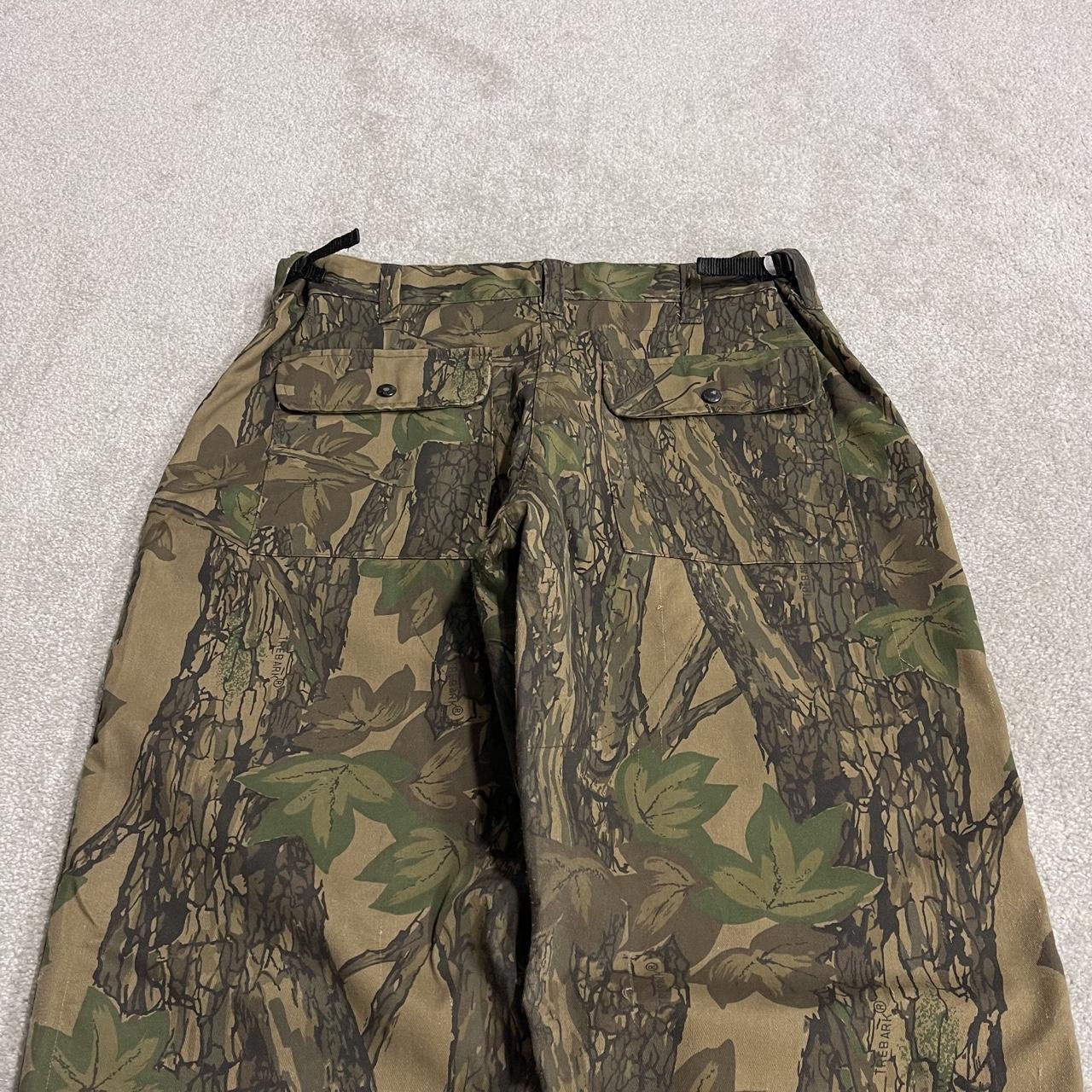 Winchester Trebark camo cargo pants Y2K L brown Realtree style camouflage pattern hunting utility