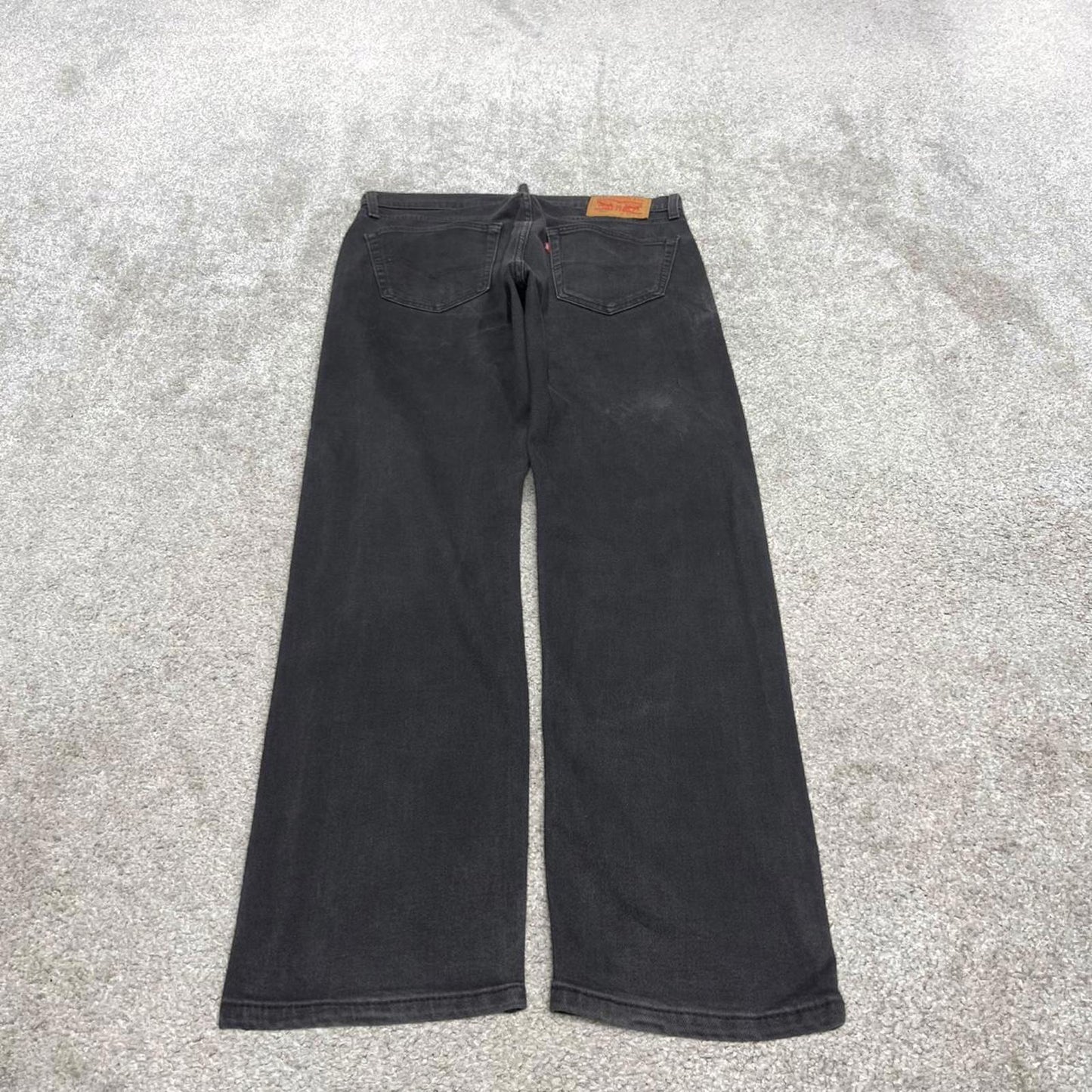 Vintage y2k Levis 505 jeans black skater style 5 pocket straight leg denim pants