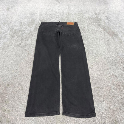 Vintage y2k Levis 505 jeans black skater style 5 pocket straight leg denim pants