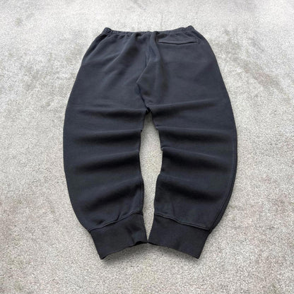 Dark Grey Nike sweatpants medium loose y2k style joggers Swoosh logo gym wear track pants