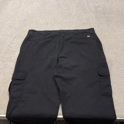 Y2k loose Dickies cargo pants black Regular straight twill chino skate style work trousers