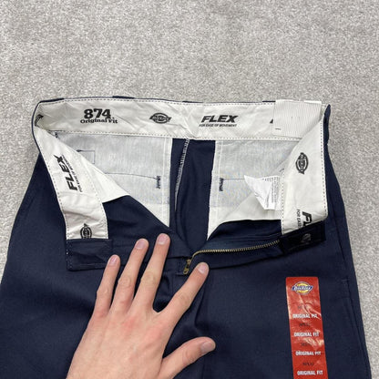 Y2k Dickies 874 work pants 30x32 navy Loose original fit workwear skater trousers