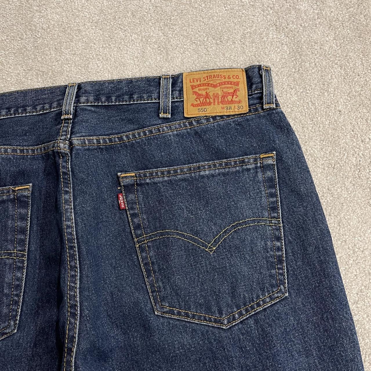 Levi’s baggy jeans 550 W38L32 blue 100% cotton 5 pocket y2k pants