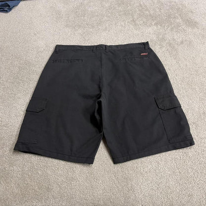 Dickies cargo chino shorts y2k black Twill chino style skater shorts loose leg festival
