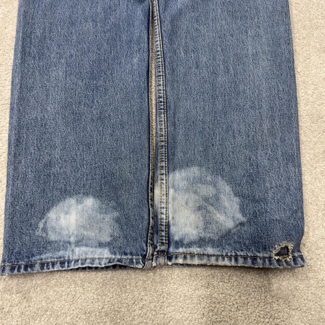 Levi’s 505 jeans Y2K blue denim Levi’s straight leg 2000s style pants red tab logo
