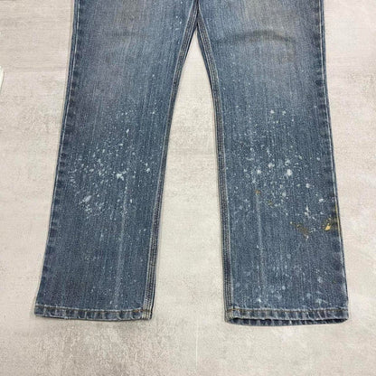 Blue Carhartt jeans W34L30 denim work 90s style skater jeans