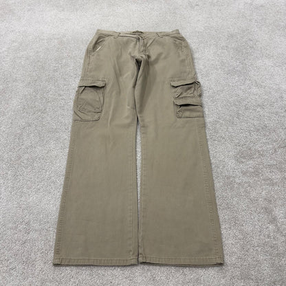Wrangler cargo pants y2k khaki W32L32 Loose straight leg utility skater work pants