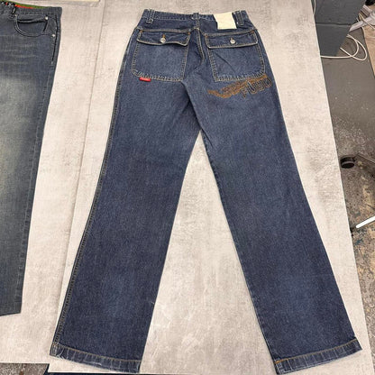Blue embroidered FUBU jeans W28L33