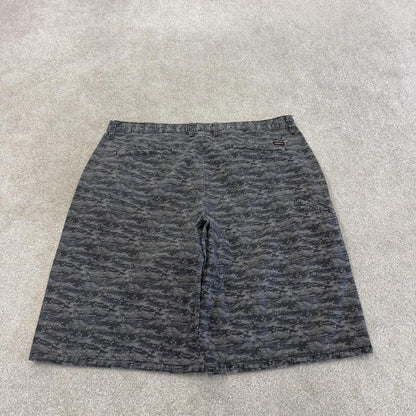 Dickies digital camo shorts carpenter grey Chino style skater shorts loose leg festival