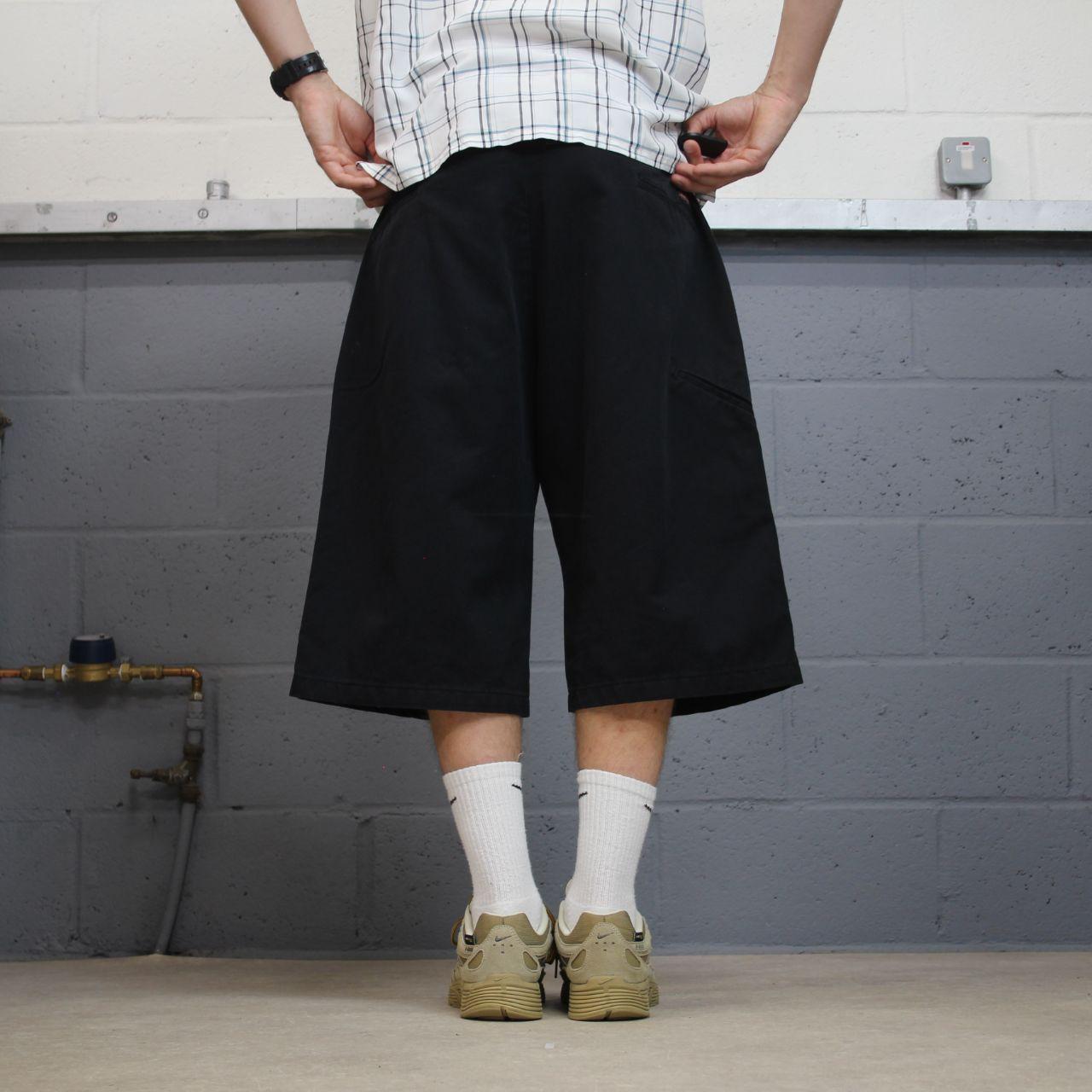 Dickies baggy chino shorts carpenter black Chino style skater shorts long wide leg festival
