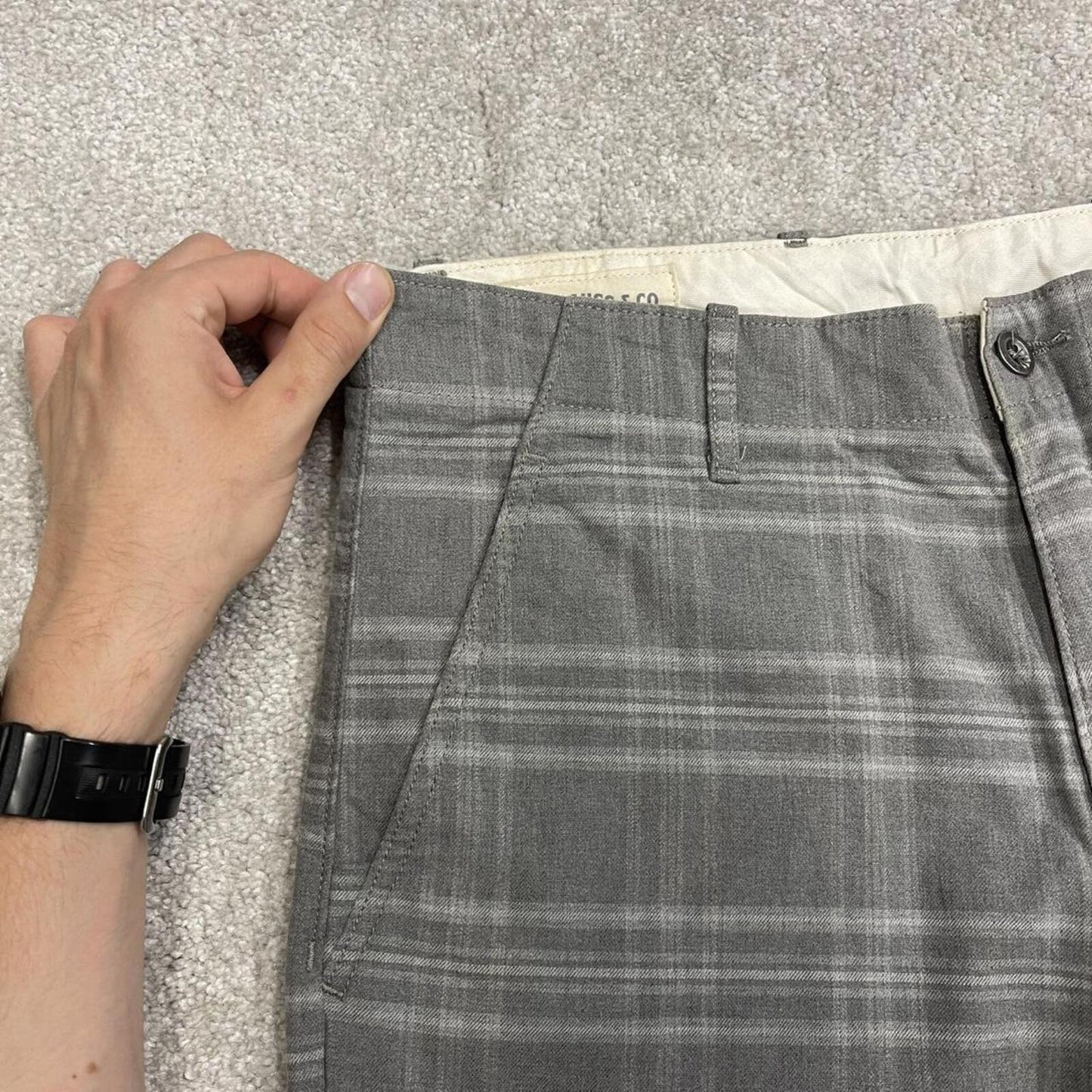 Levi's y2k checkered shorts summer grey Loose check summer festival shorts