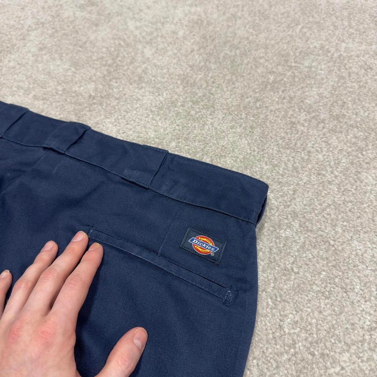 Y2k Dickies 874 work pants navy Loose twill chino skate style trousers
