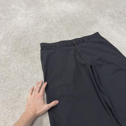 Dickies baggy carpenter shorts black W36 skater style shorts loose long leg festival