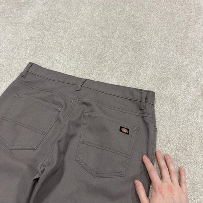Dickies work pants Y2K grey Slim taper Twill chino skate style trousers