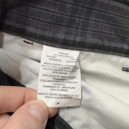 Dickies checkered chino shorts carpenter grey black Chino skater / surf shorts loose fit festival