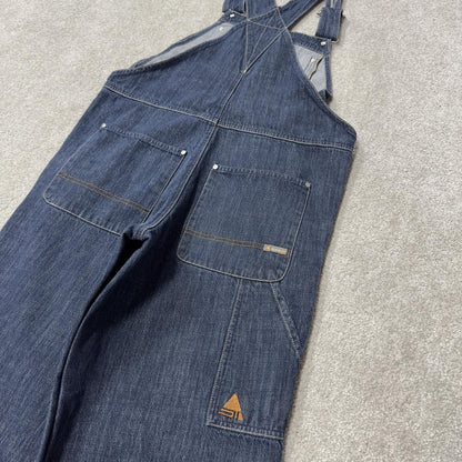 Vintage Levi’s Silvertab dungarees 00s denim overalls blue Patch and embroidered logo