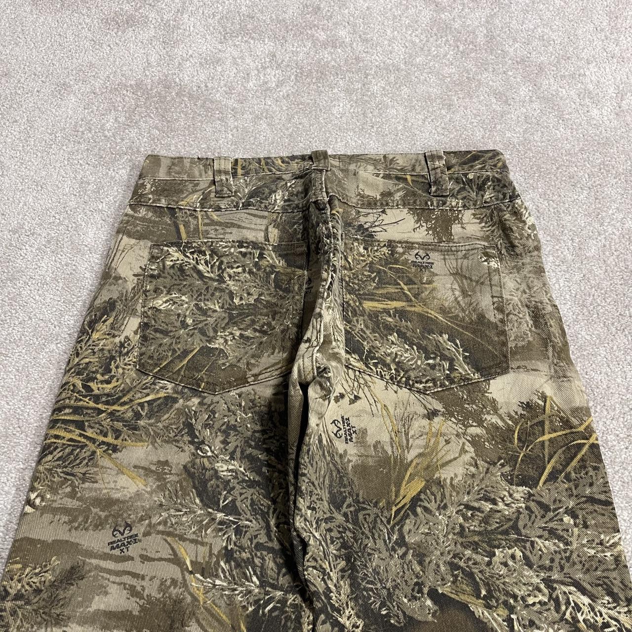 Realtree camo jeans y2k khaki Straight leg max-1 Realtree forest camouflage pants