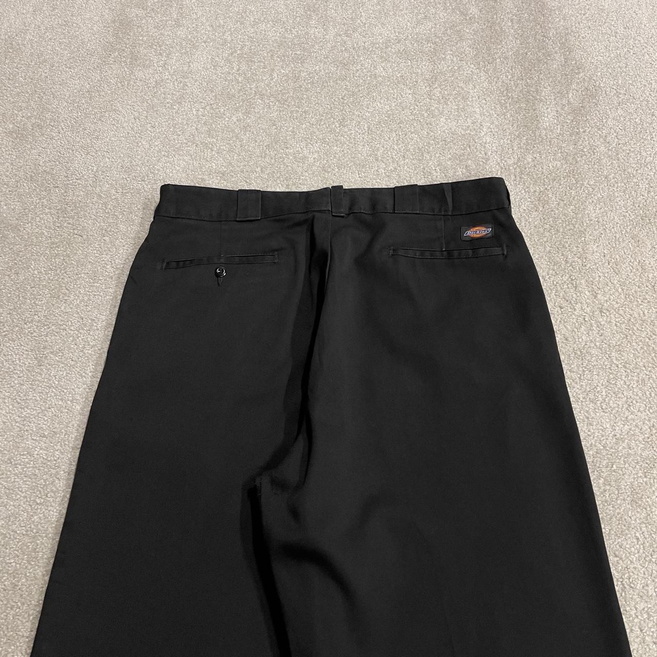 Dickies chino pants black loose W34L32 Lightweight floaty skate work trousers