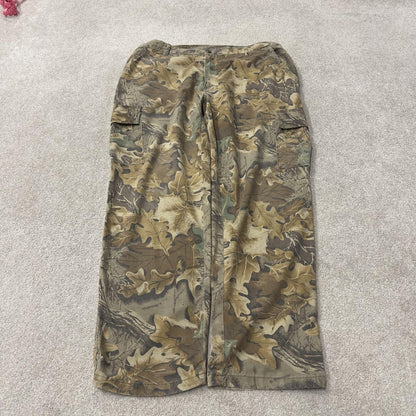 Realtree baggy camo cargo pants loose khaki XXL Spartan camouflage utility hunting pants