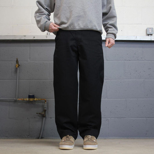 Y2K Dickies work pants black Loose twill chino style skate trousers