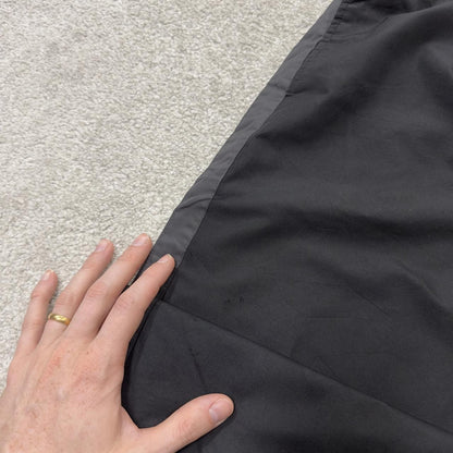 Y2K Champion tracksuit bottoms loose black Loose leg lined 2000s style casual track pants
