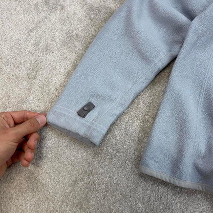 Blue North Face technical zip up fleece Small women's TNF y2k style autumn