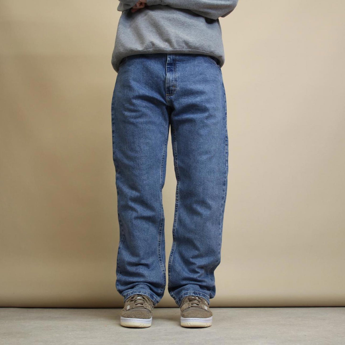 Blue Wrangler jeans W36L32 straight leg denim skater pants