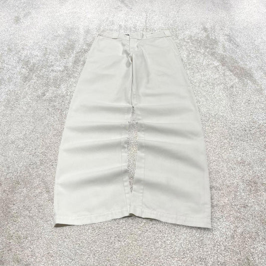 White Dickies 874 work pants W30L32 original fit loose twill chino 90s style skater trousers