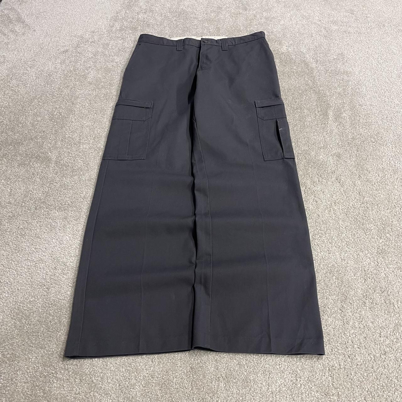 Dickies baggy cargo pants y2k grey W34L32 Loose fit skater work pants, belt loops, utility pockets