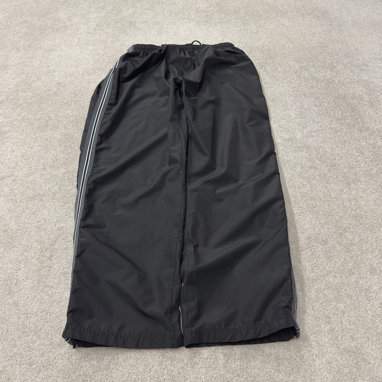 Vintage Russell Athletic baggy tracksuit bottoms black XXL wide leg mesh lined track pants