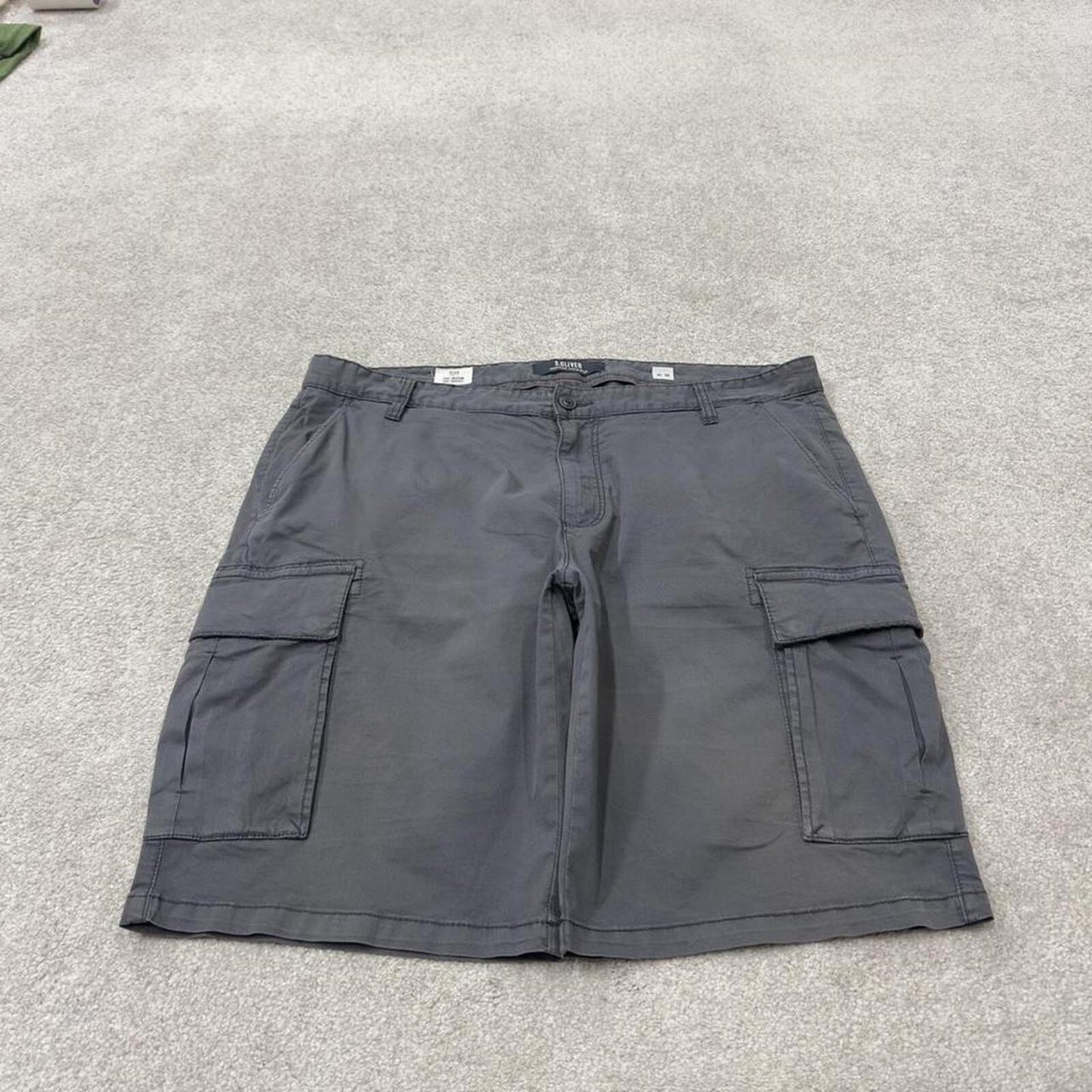 Y2K chino cargo shorts loose grey Loose leg utility shorts summer festival