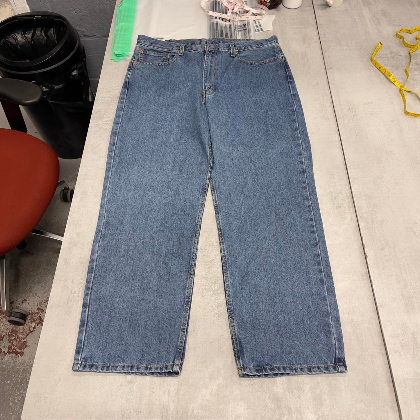 Blue baggy Levi's 550 jeans W38L30 wide leg