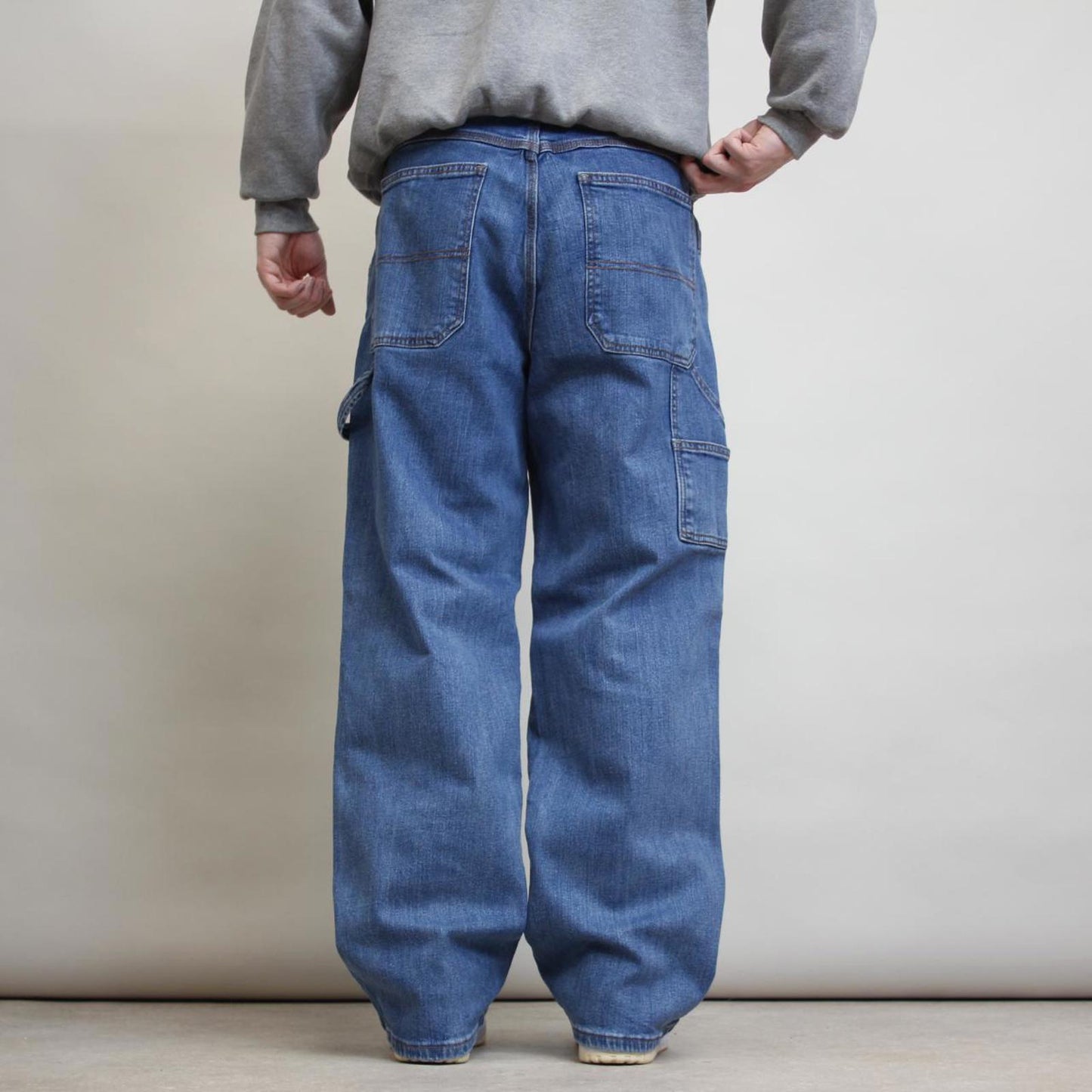 Baggy carpenter jeans W34L30 blue skater style cargos