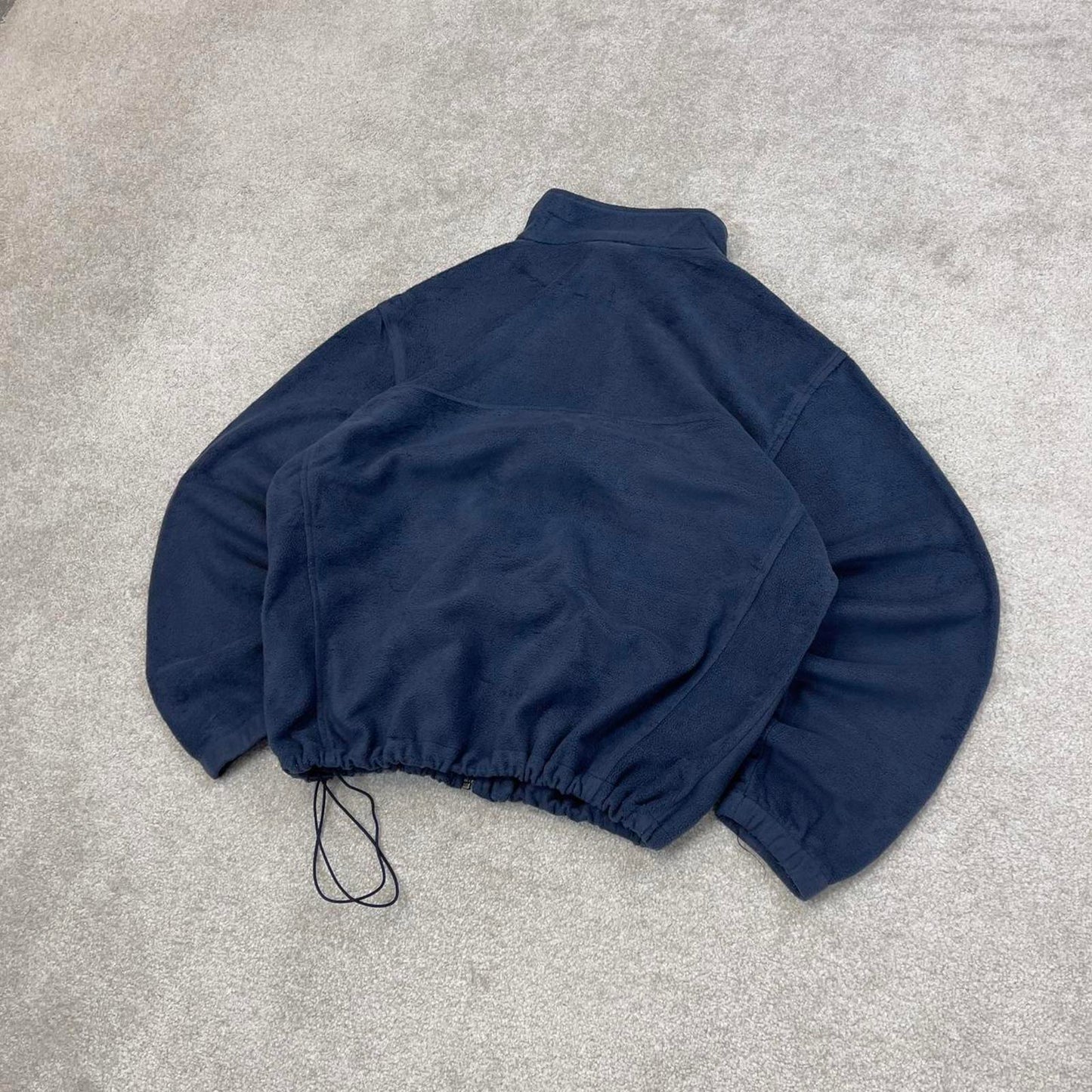 Blue Columbia technical full zip fleece XL y2k style autumn adjustable waist