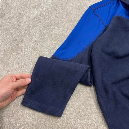 Y2k Starter technical fleece L men’s1/4 zip up navy blue 00s style autumn casual street