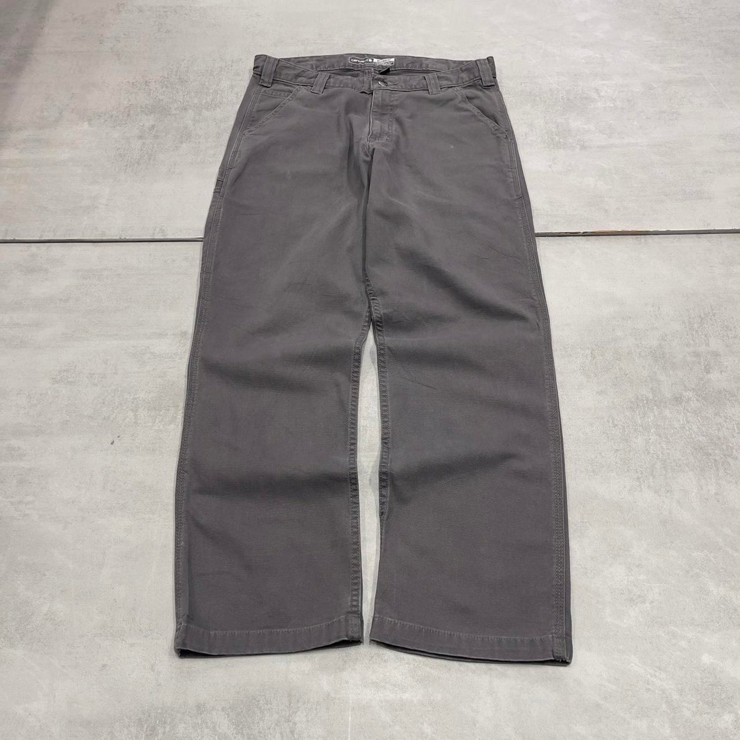 Carhartt carpenter pants W33L30 grey relaxed 90s skater style cargos