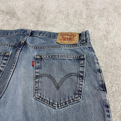 Levi's 560 baggy jeans y2k blue Wide leg comfort fit denim pants red tab logo