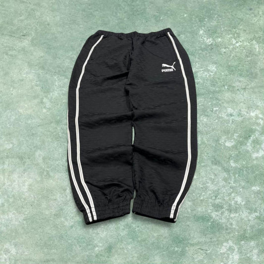 Y2k Puma tracksuit bottoms stripe black