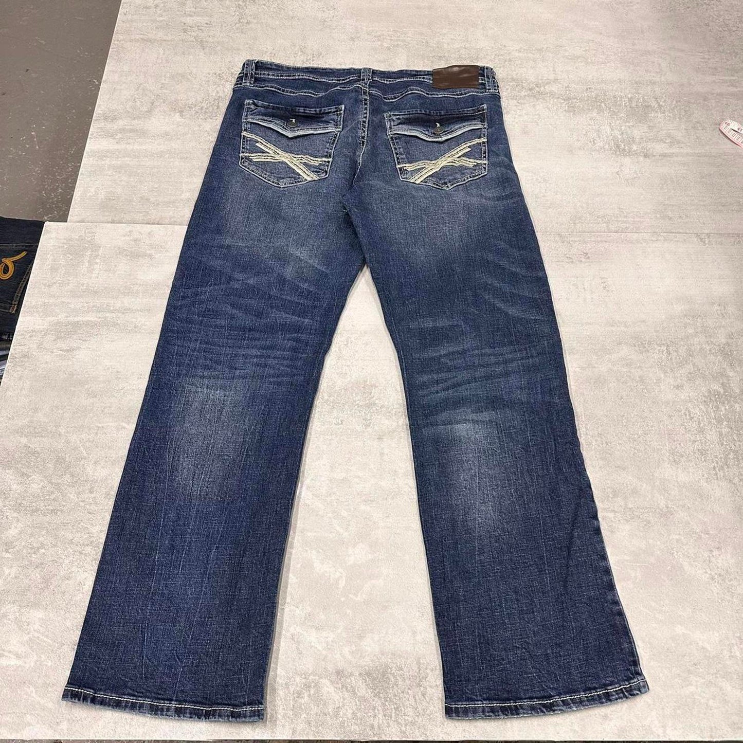 TK Axel embroidered Y2K jeans W36L32