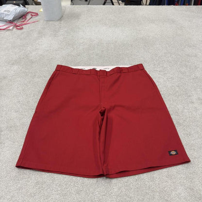 Dickies extra baggy chino shorts carpenter red Surf style skater shorts long wide leg festival