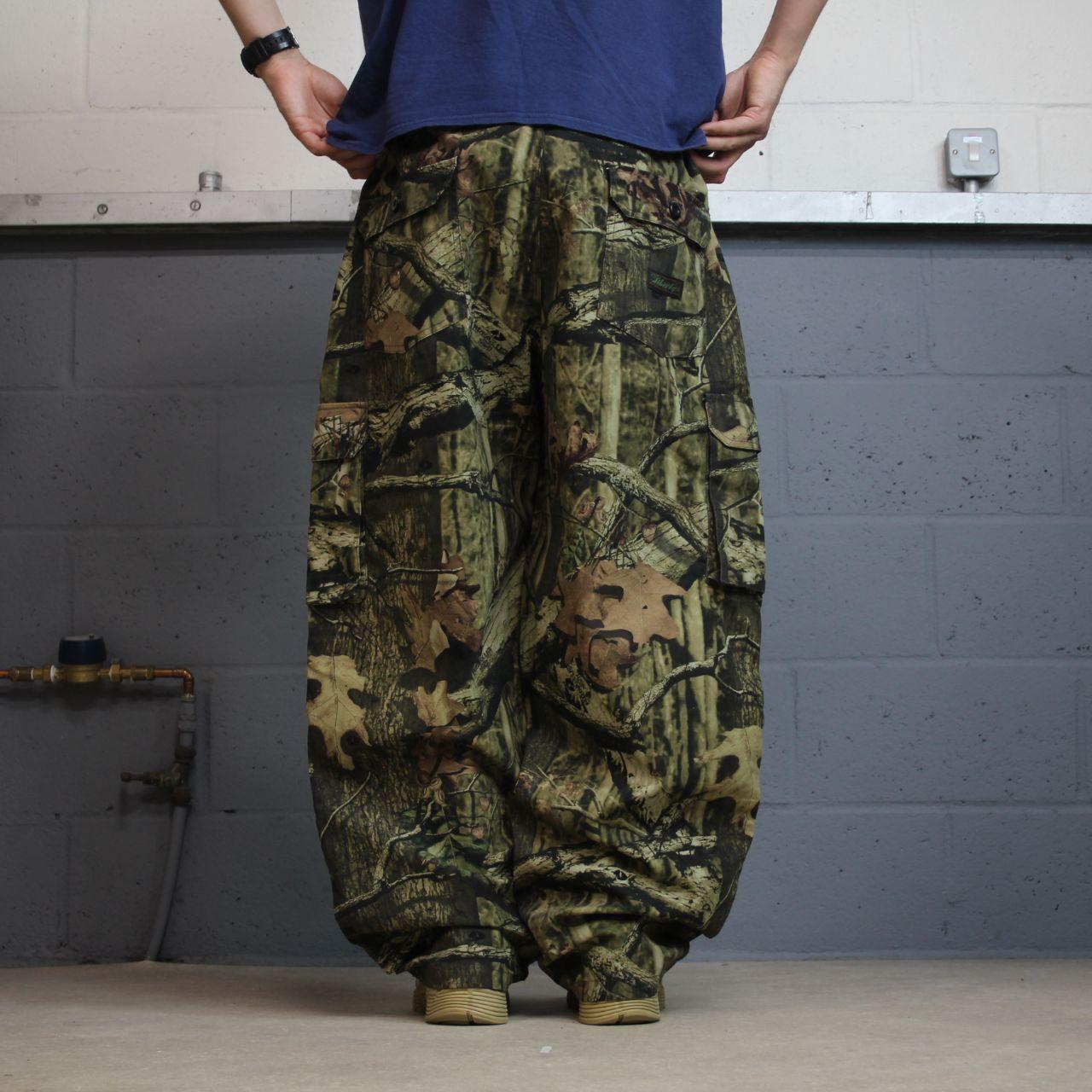 Liberty baggy camo cargo pants y2k khaki Loose fit Realtree camouflage hunting utility cargos